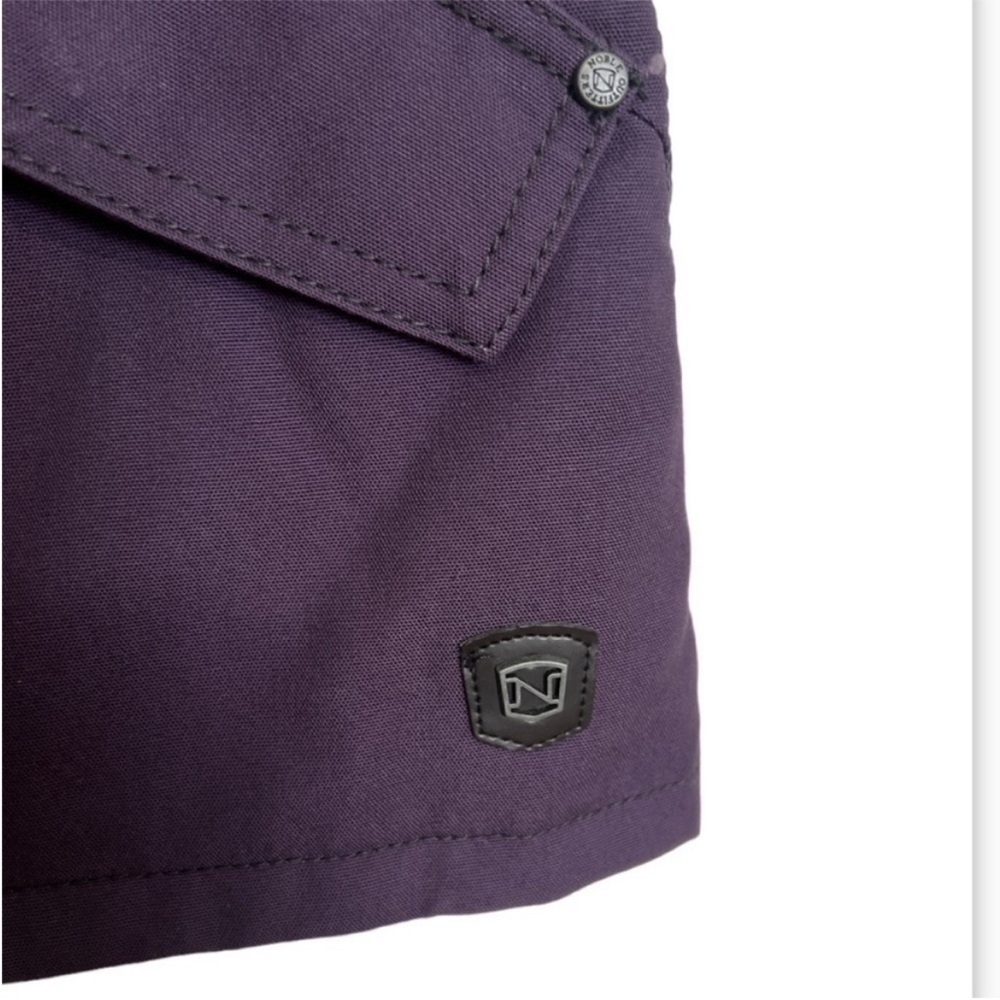 Noble Outfitters Purple Canvas Vest with Faux Fur - Picture 5 of 12